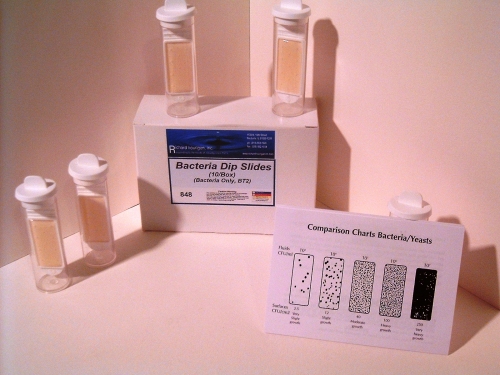 Bacteria Dip Slide Chart